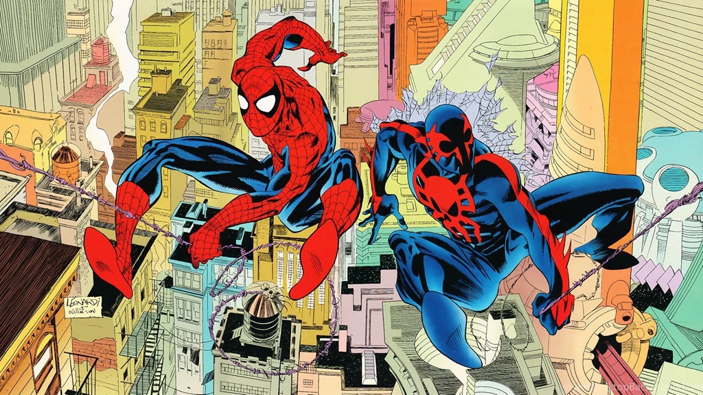 Comics Spider Man Peter Parker Spider Man 2099 Miguel O'Hara ...
