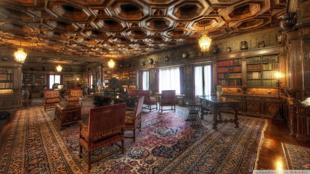 Old Library Room HD Desktop Wallpapers : High Definition ...