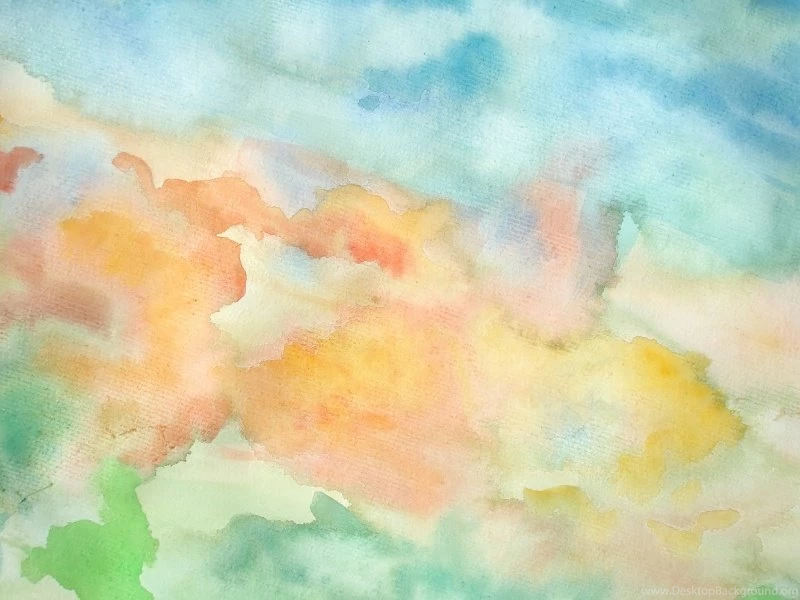 Wallpapers Watercolour Watercolor Abstract Sky Photowall With ...