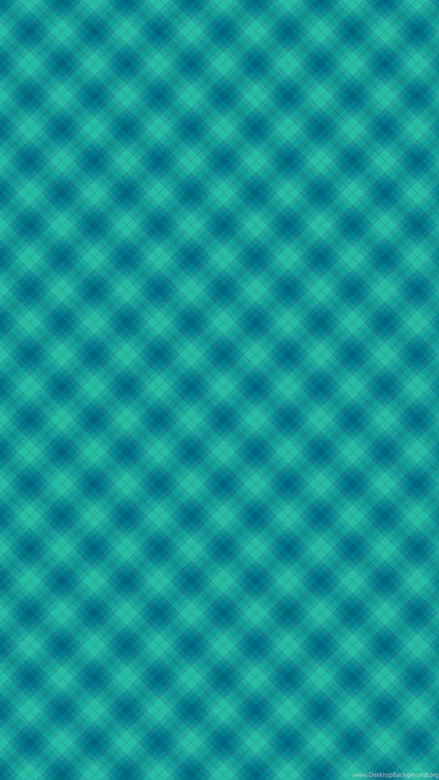 Blue Plaid iPhone 5 Wallpapers
