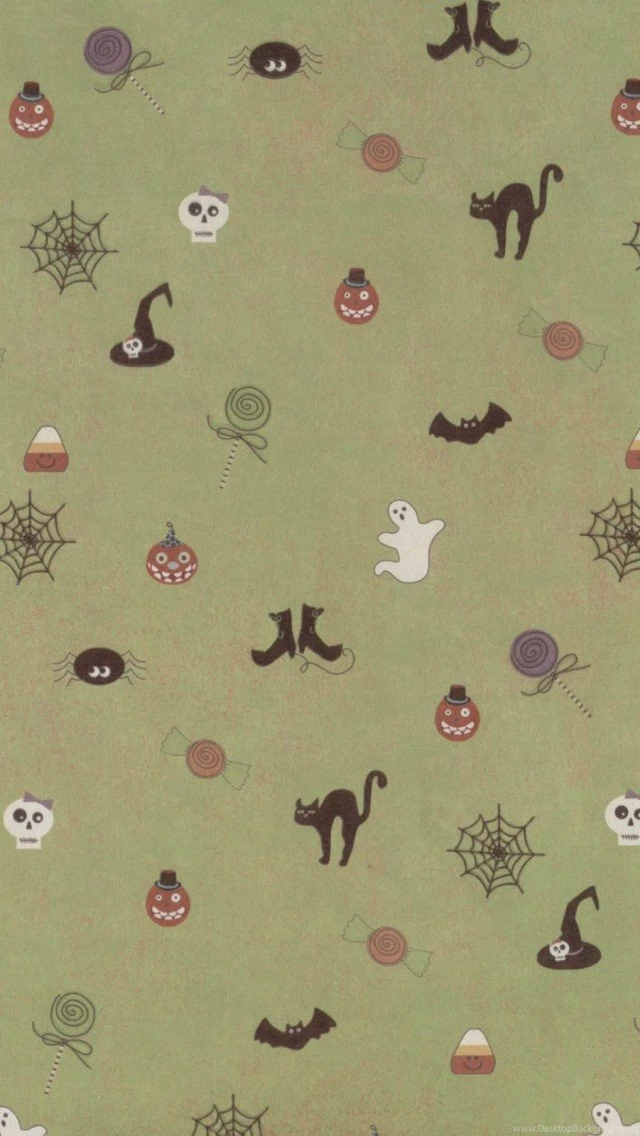 Cute Halloween Pattern iPhone 5 Wallpapers / IPod Wallpapers HD ...