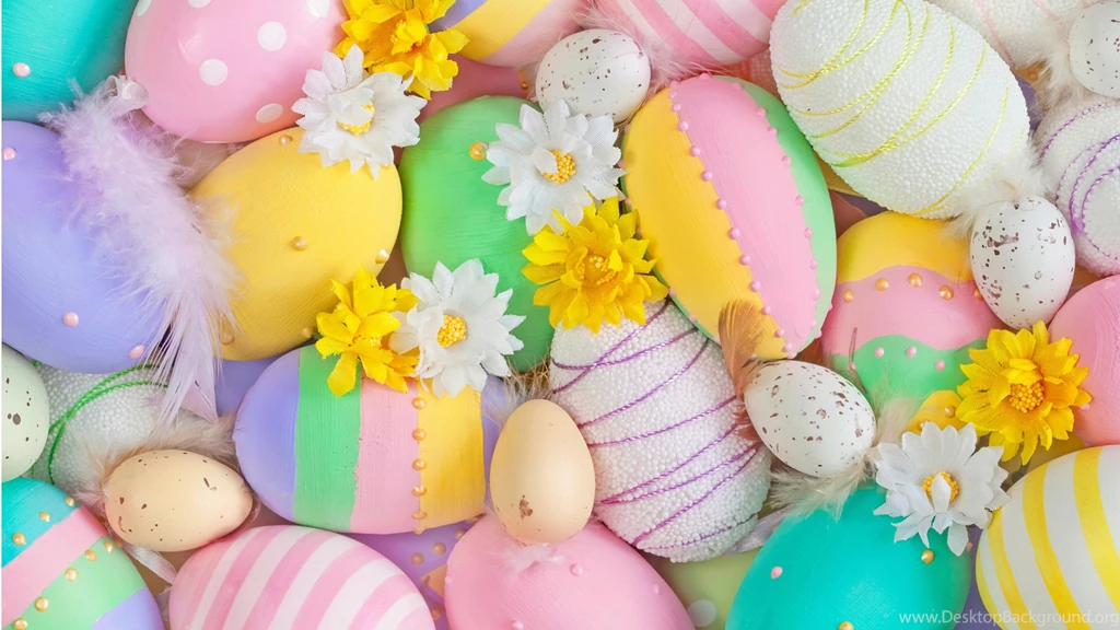 Eggs Tulips Easter Easter Eggs Cakes Icing Wallpapers