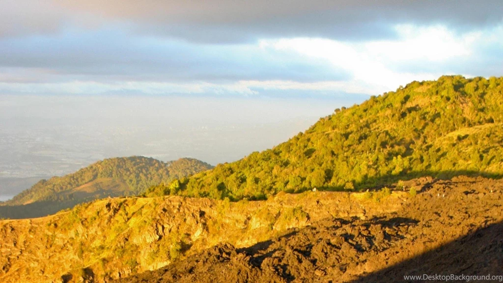 Mountains Landscapes Volcanoes Lava Guatemala Wallpapers