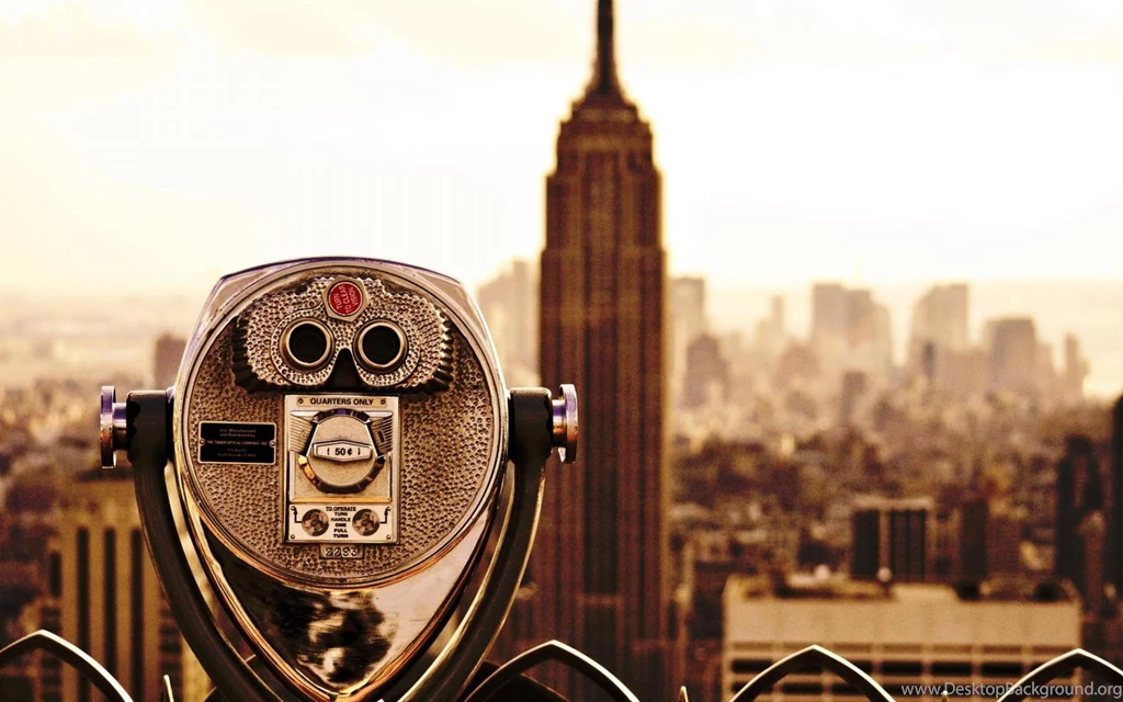 New York, City, Empire State Building, Telescope HD Wallpapers