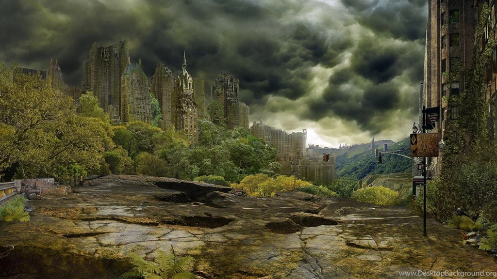 Post apocalyptic Apocalypse New York City Artwork Post Apocalyptic ...