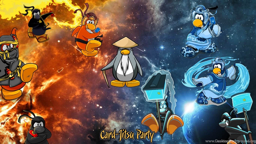 Image   Card Jitsu Party 2011 Wallpaper.png   Club Penguin Wiki ...
