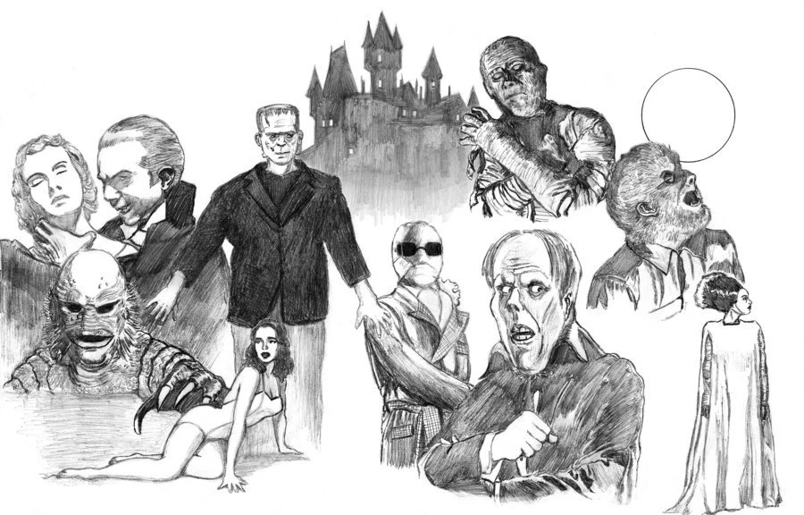 I Heart Universal Monsters By MisterFear On DeviantArt