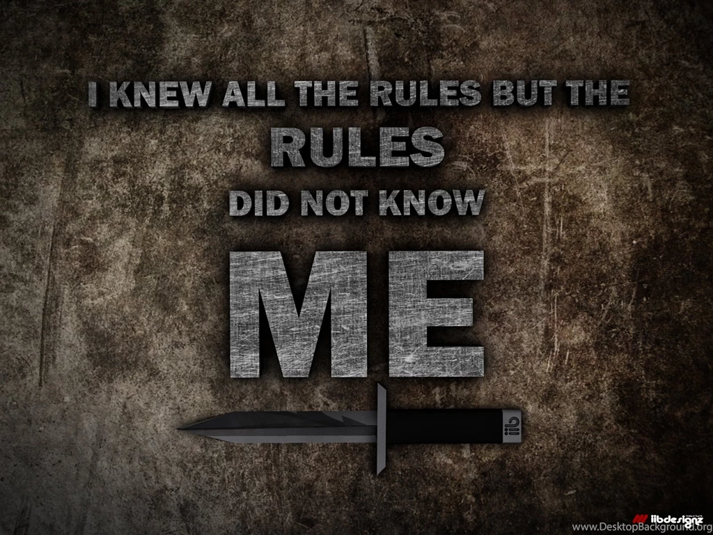 1600x1200 Rules Did Not Know Me Desktop PC And Mac Wallpapers