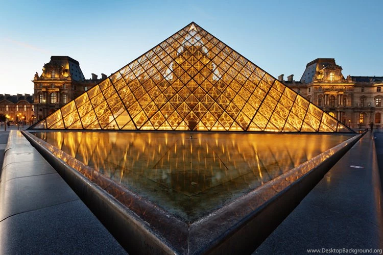 Aliexpress.com : Buy Mural Wallpapers Night City Louvre Modern ...