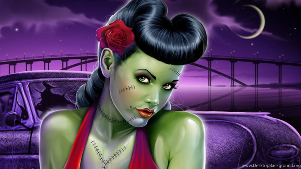 Zombie Pin Up Tattoo, Fantasy, 1920x1080 HD Wallpapers And FREE ...