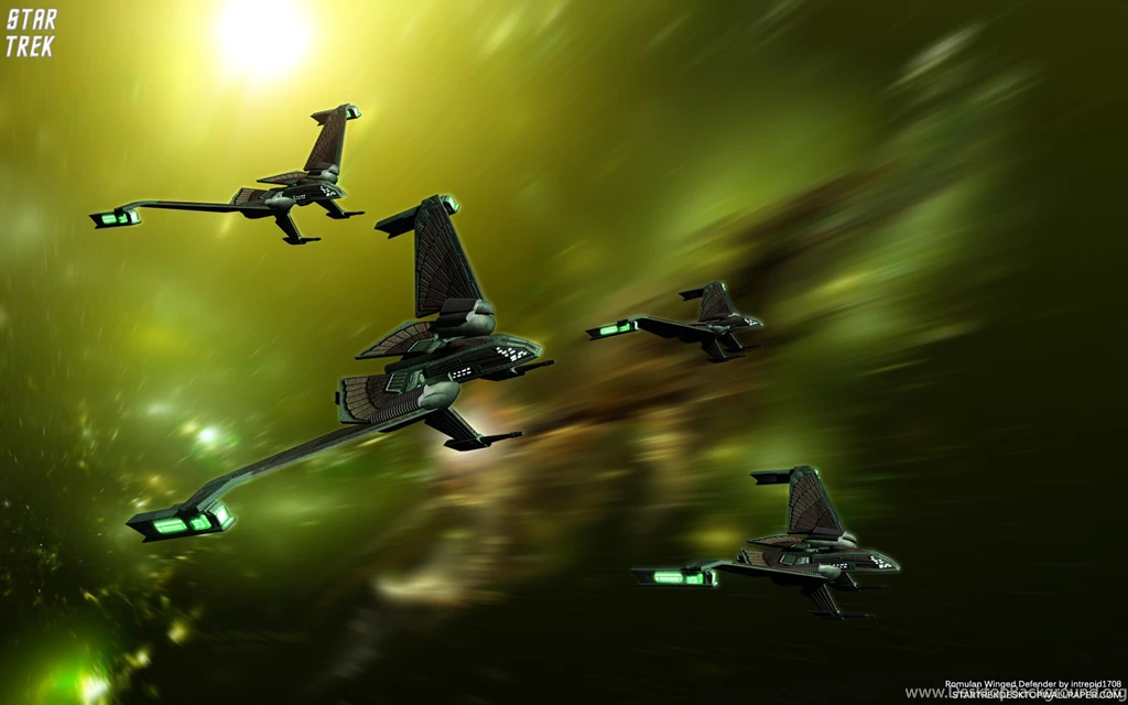 Star Trek Romulan Winged Defender, Free Star Trek Computer Desktop ...