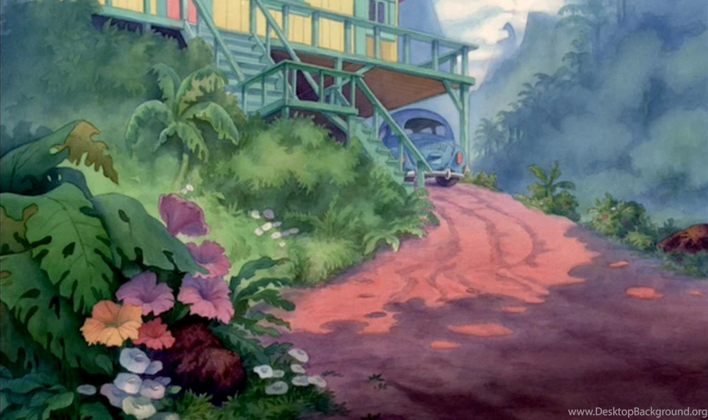 Empty Backdrop From Lilo And Stitch Disney Crossover Image ...