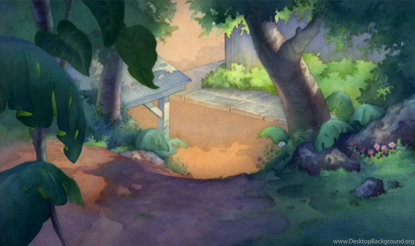 Empty Backdrop From Lilo And Stitch Disney Crossover Image ...