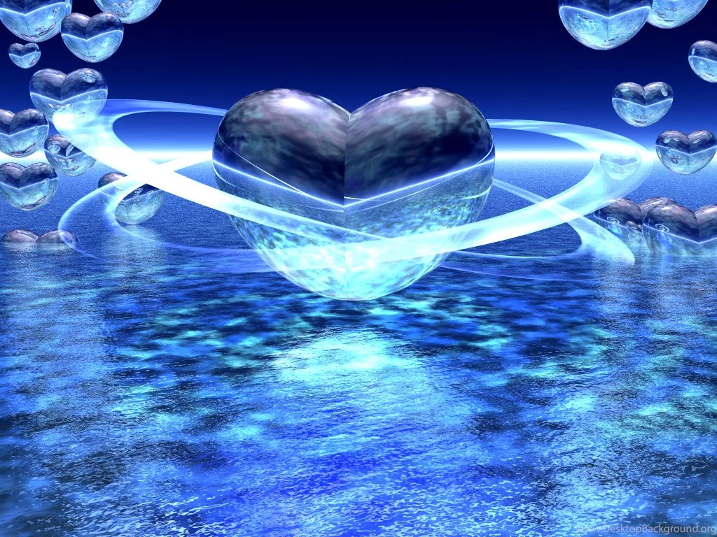 Shimmering Blue Heart By Seraphx On DeviantArt
