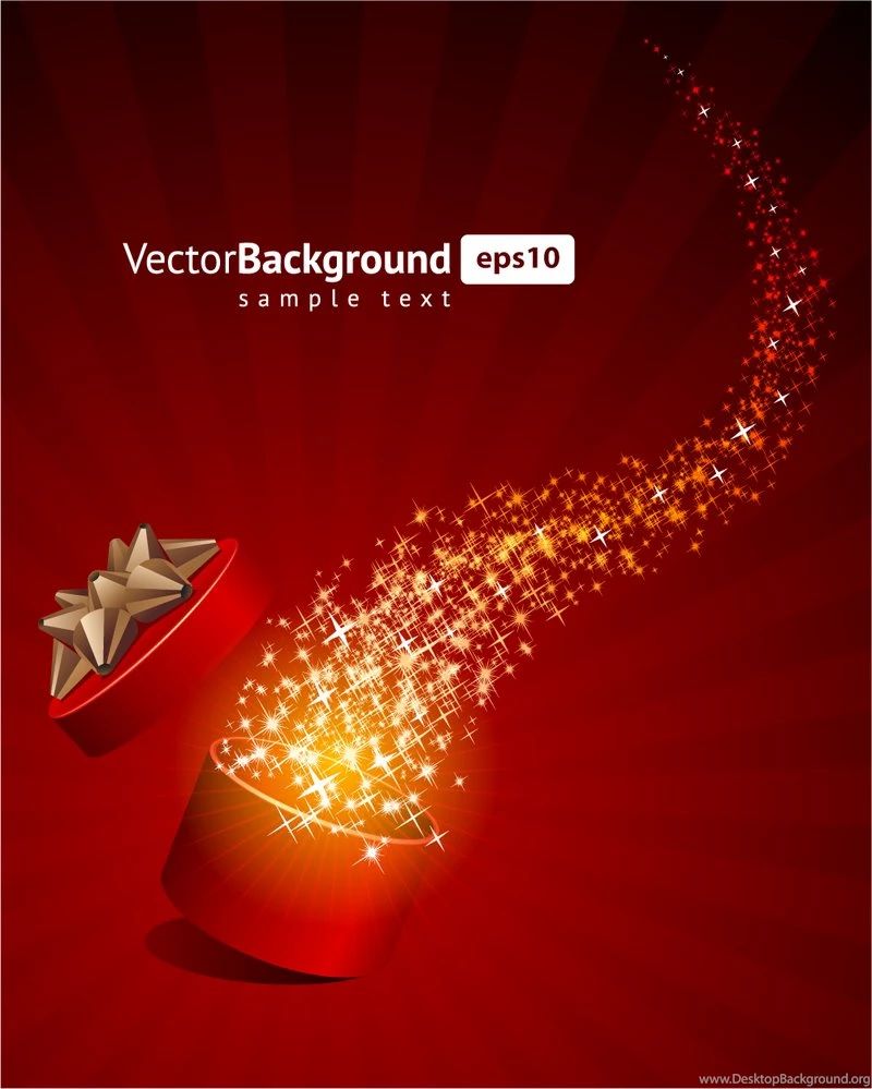 Festive Christmas Gift Free Vector Download