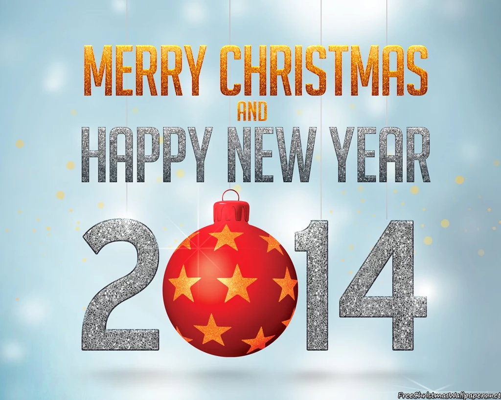 Merry Christmas And Happy New Year 2014 Wallpapers