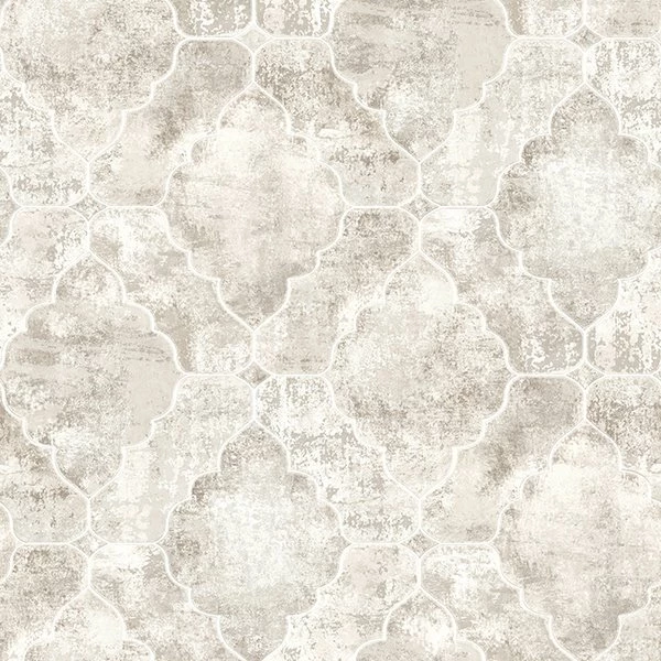 RW41005 Light Grey Quatrefoil Geometric   Palazzo   Rustico ...
