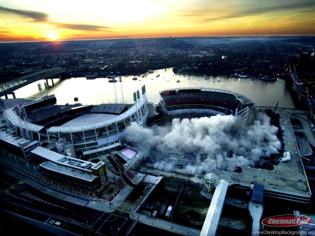 Cincinnati Reds Stadium Implosion Wallpapers