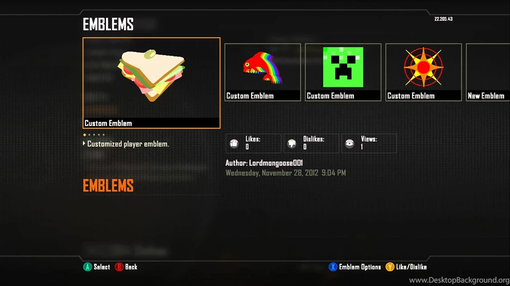 My MLG Black Ops 2 Emblem YouTube