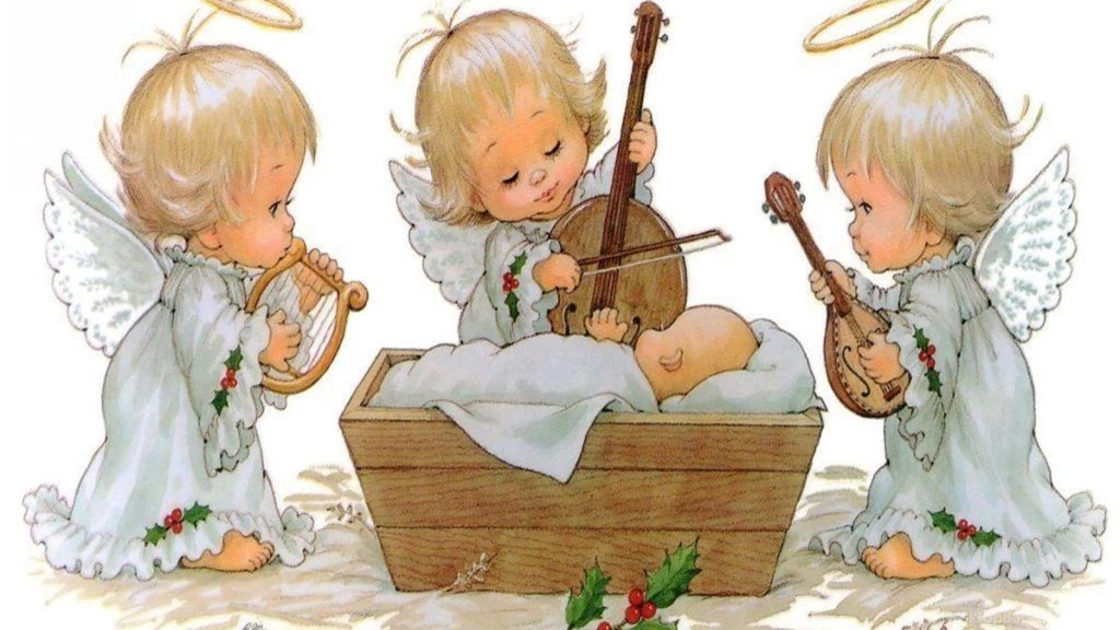 CHRISTMAS ANGEL WALLPAPER (