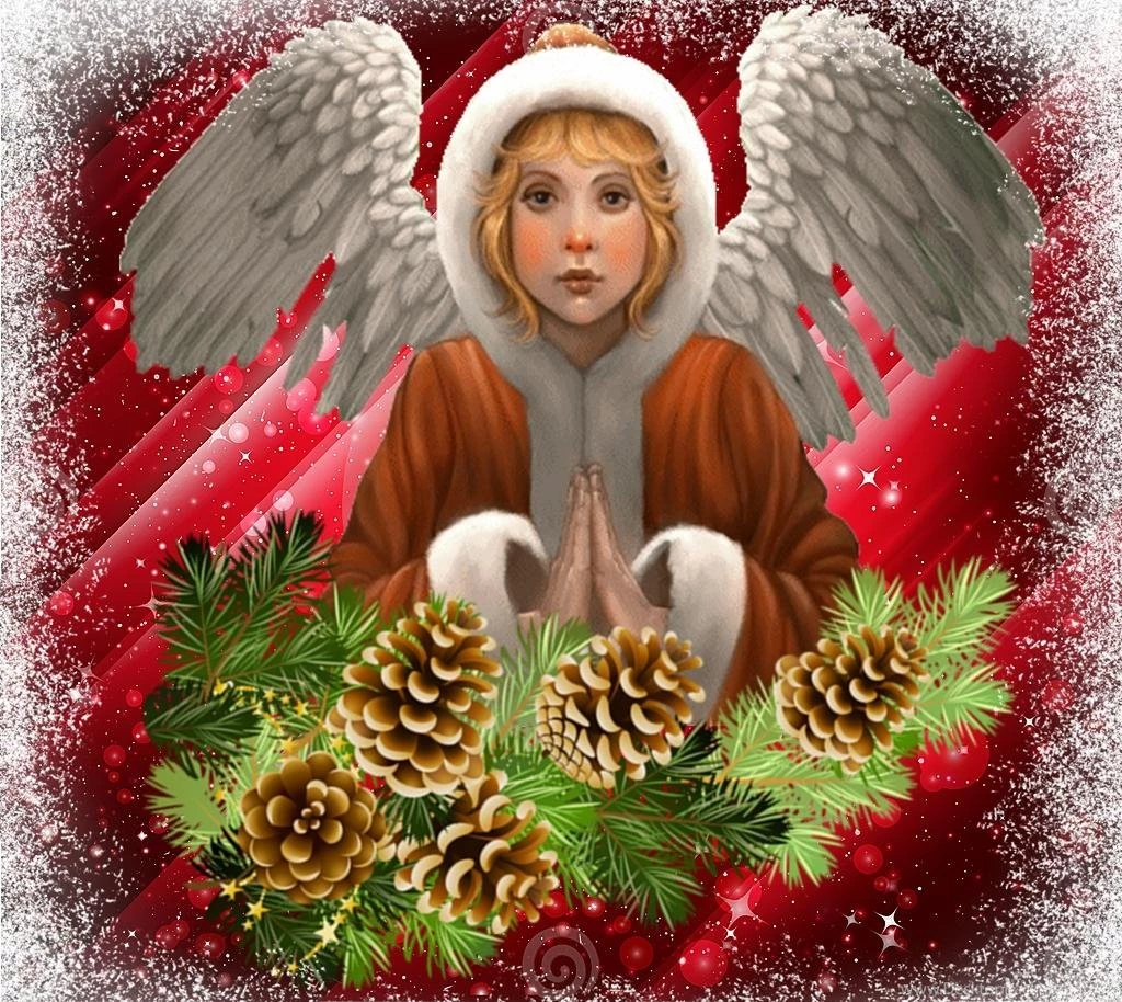 CHRISTMAS ANGEL WALLPAPER   (