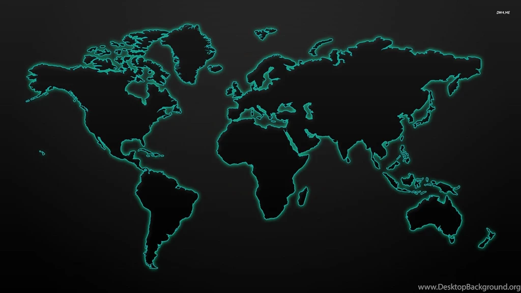 World Map Computer Wallpapers Wallpapers Cave