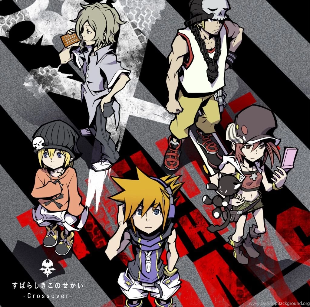 The World Ends With You Crossover Releasing September News Desktop Background