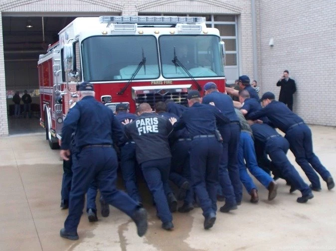 Paris Fire Department Shows Off Its New $300,000 Fire Truck