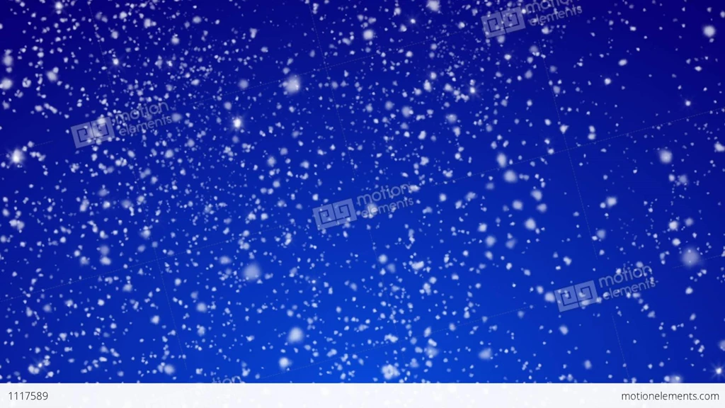 Glittering Snow / Blue Backgrounds Snow / Christmas Video ...