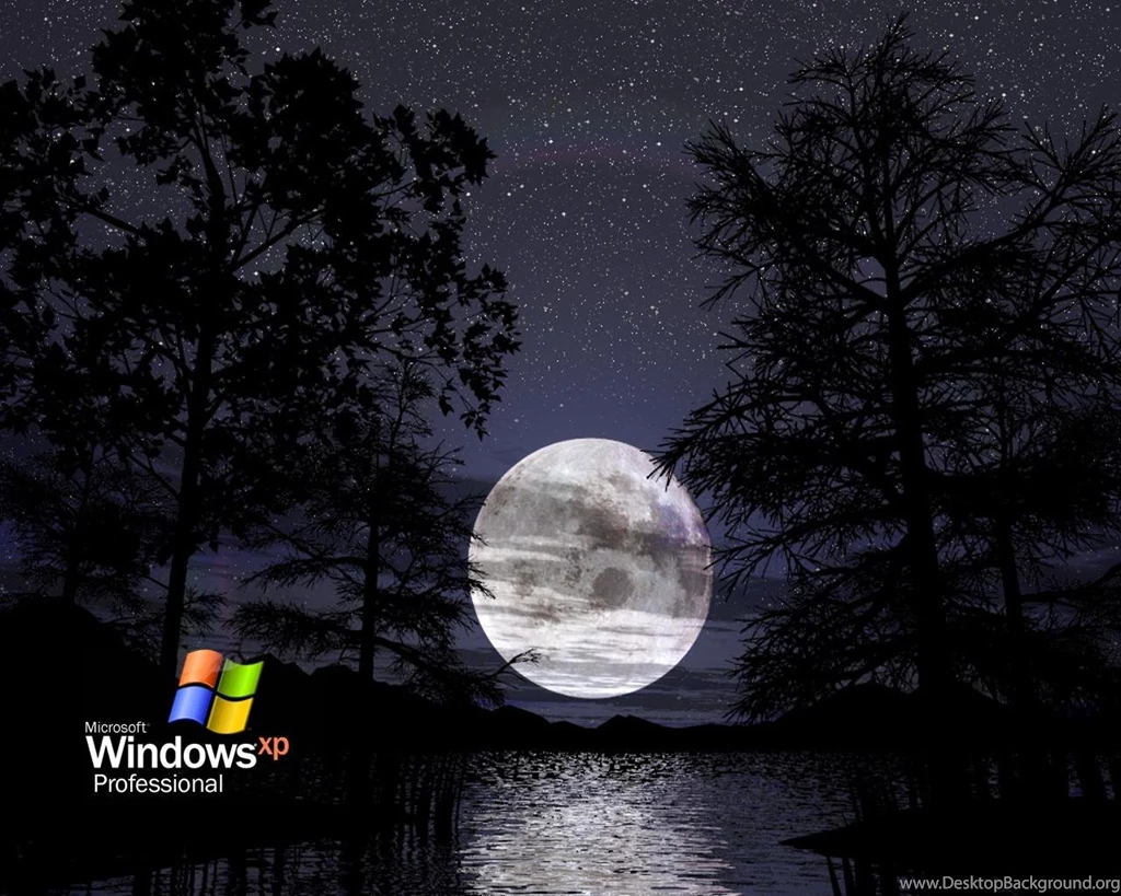 WINDOWS XP MOON WALLPAPER (