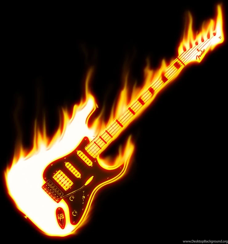 Fire Guitar ImgMob