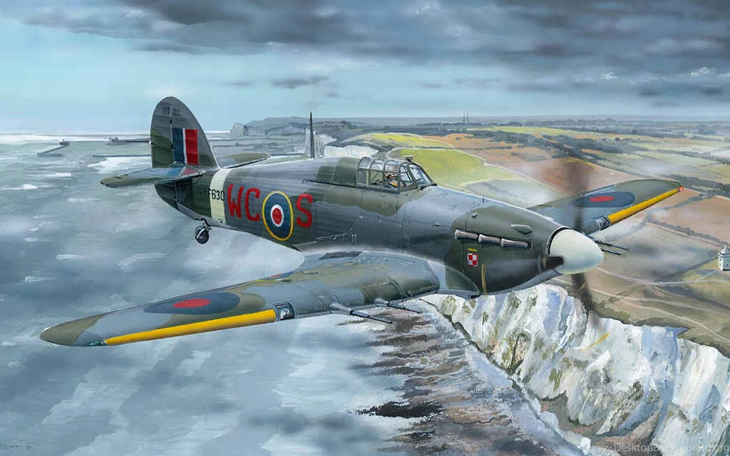 Рисунок Hawker Hurricane Mk.IIc на рабочий стол