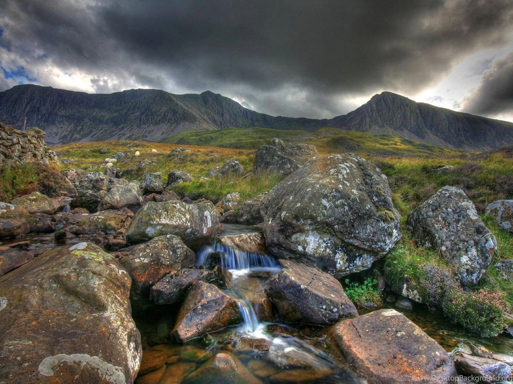 Stone, Mountains And Thunderstorm Wallpapers Nature Wallpapers ...