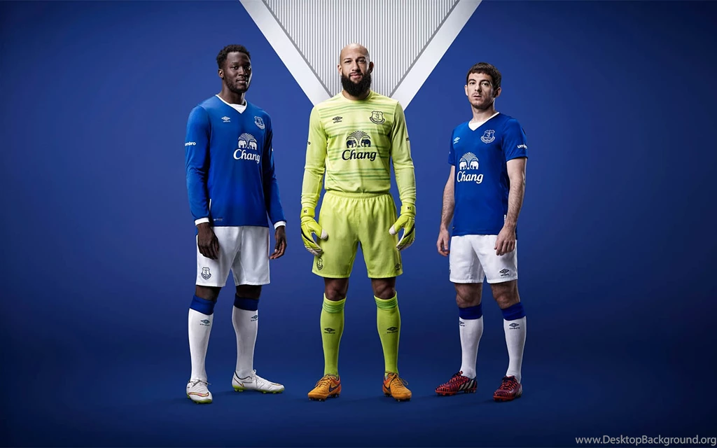 Everton 2015 2016 Umbro Home Kit Wallpapers