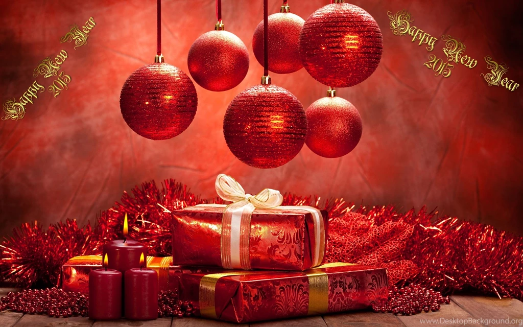 Happy New Year 2015 Red Wallpapers