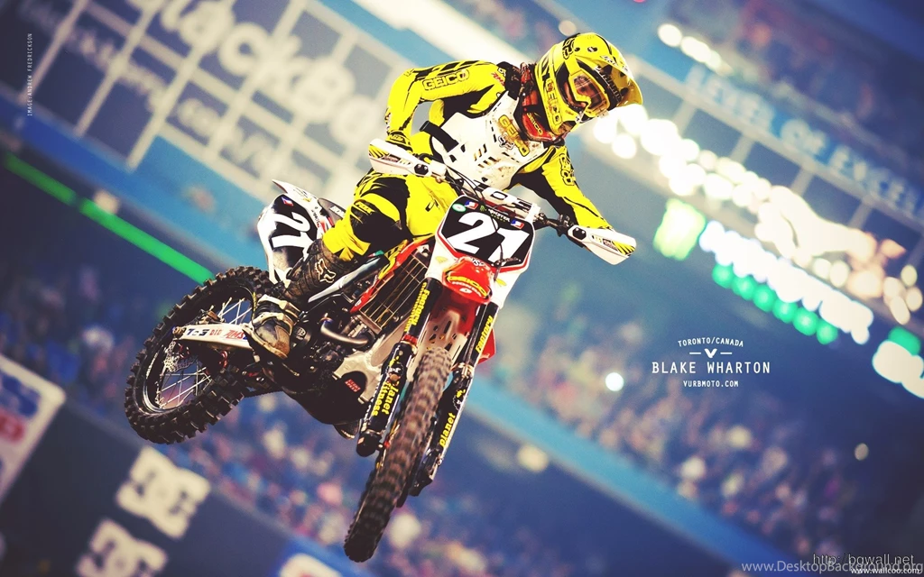 2011 Supercross Toronto Blake Wharton Wallpapers