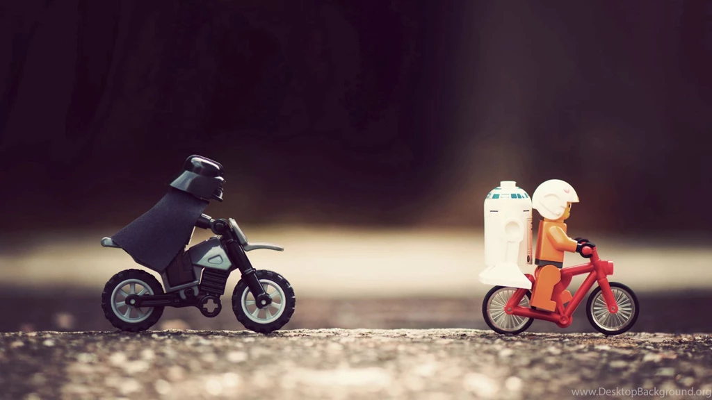 Bike Chase, Toy, Lego, Darth Vader, Funny, 1920x1080 HD Wallpapers ...