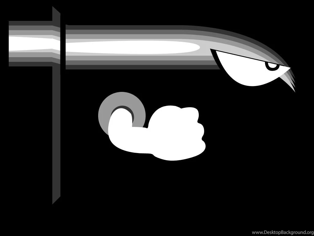 Bullet Bill Monochrome Wallpapers 1024×768 Super Mario Wallpapers
