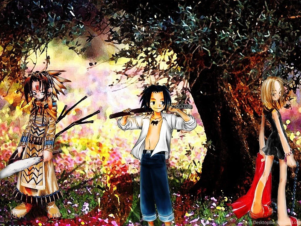 Wallpapers Shaman King Anime Flower Tree For Ipad 1024x768 ...