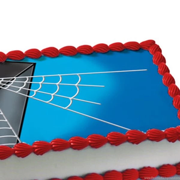 Spider Man Web Slinger Backgrounds Edible Image Cake Decoration At ...