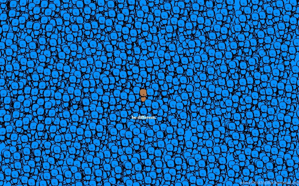 Be Different Wallpapers For Widescreen Desktop PC 1920x1080 Full HD