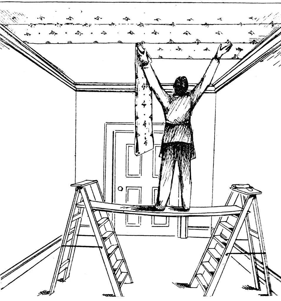 Bohemian Hellhole: Vintage Wallpapers