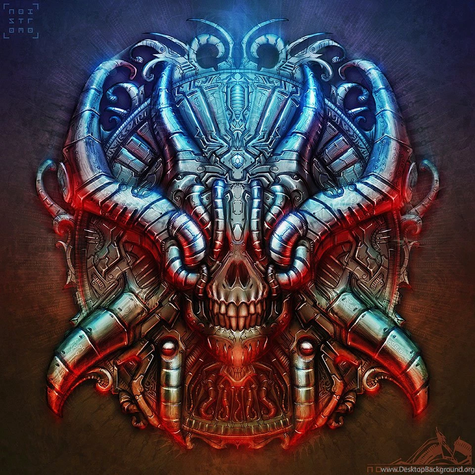 Biomechanical Chrome Skull By Noistromo On DeviantArt