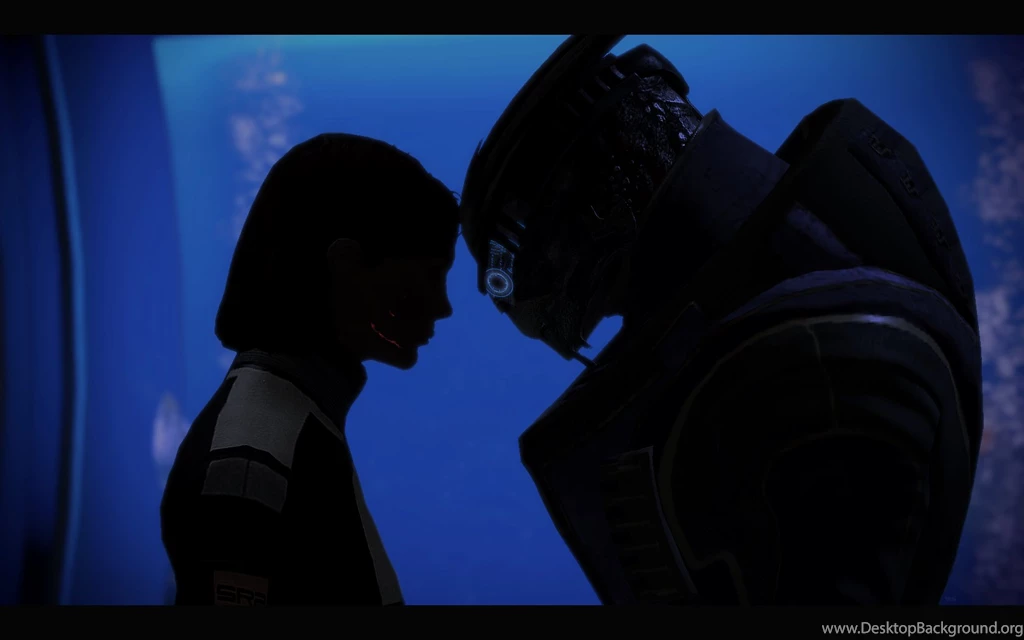 Mass Effect Garrus Vakarian Femshep Commander Shepard