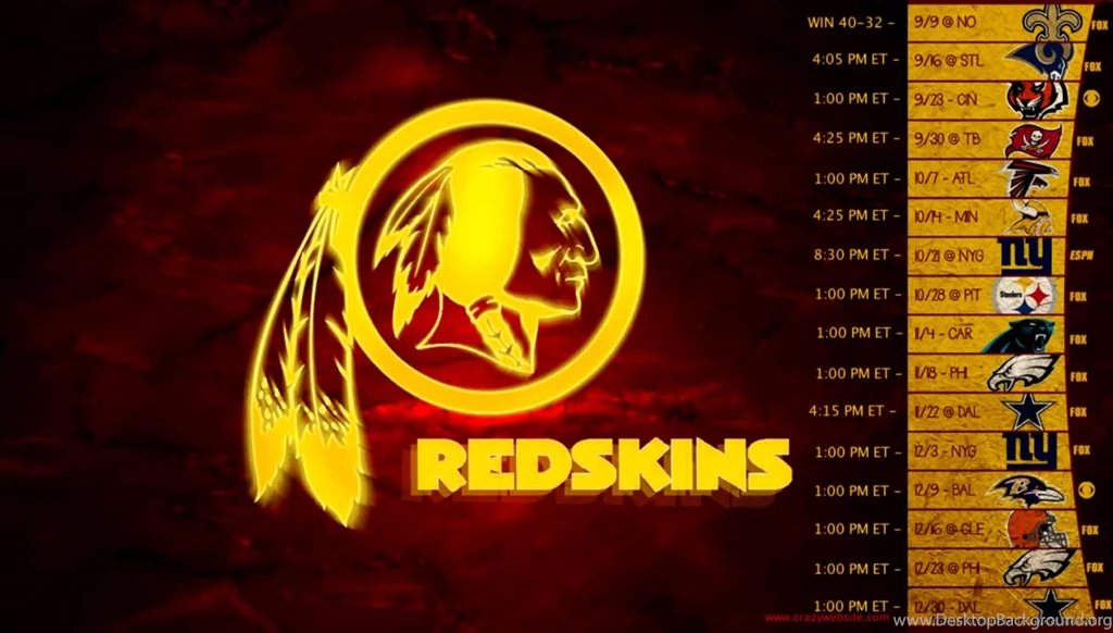 Redskins Wallpapers Schedule