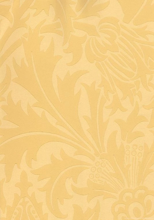 Thistledown Yellow Wallpapers By Sanderson
