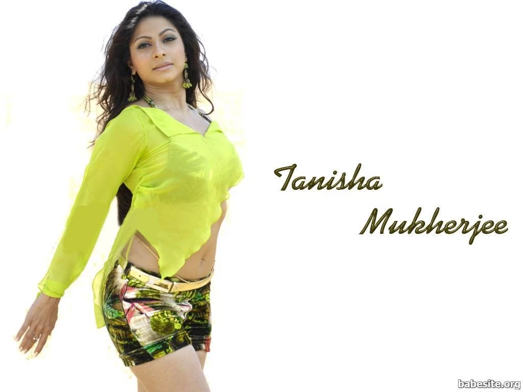 Tanisha Mukherjee Charming Pose In Wet Pose And Black Mini Skirt ...