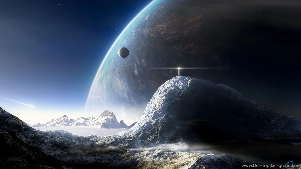 Download Wallpapers The Lighthouse On An Alien Planet (1600 X 900 ...