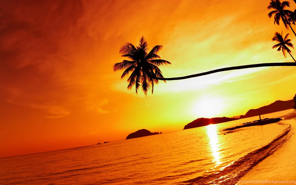 2593 Tropical Island Sunset Wallpapers 1 Tropical Beach Wallpapers 3 ...