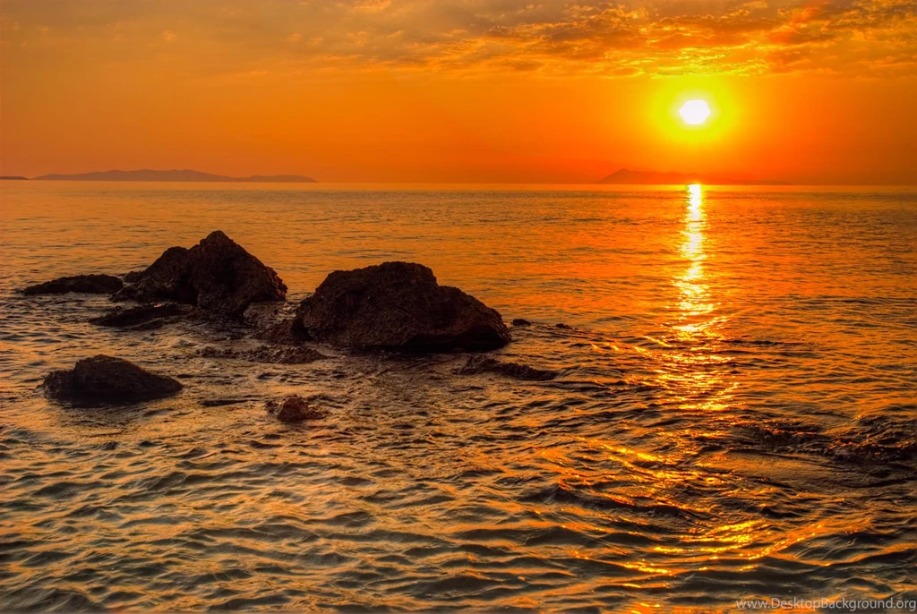 Greek Island Sunset (